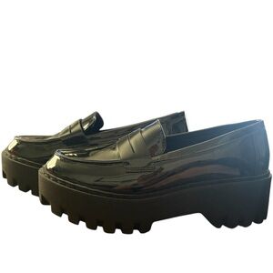 Black Platform Loafers